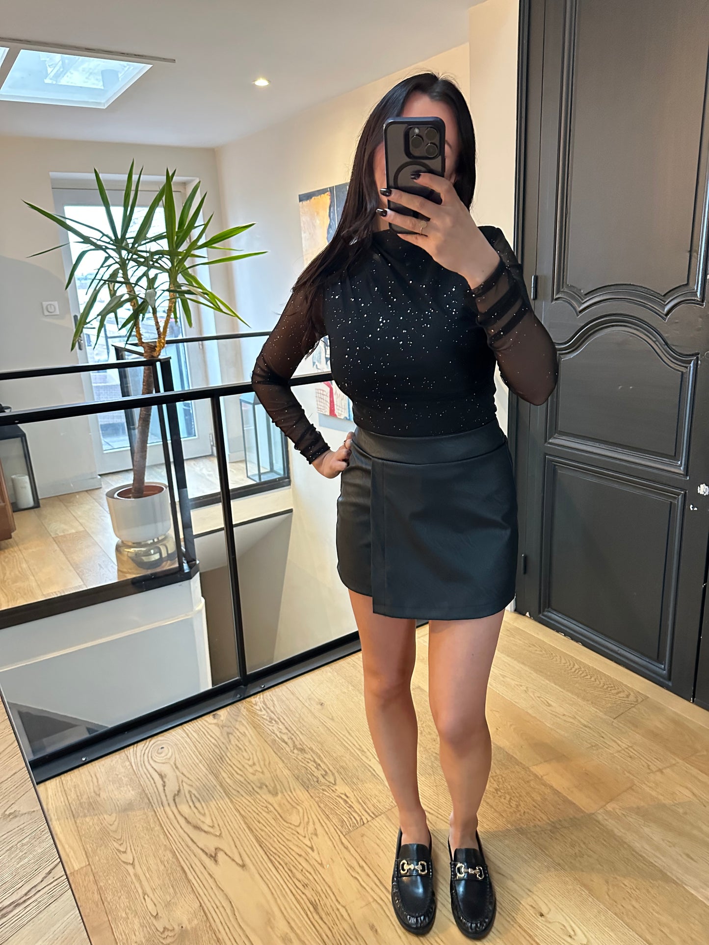 Jupe-short DIANA | Noire