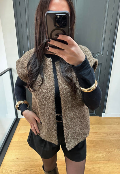 Gilet AMAIA | Marron