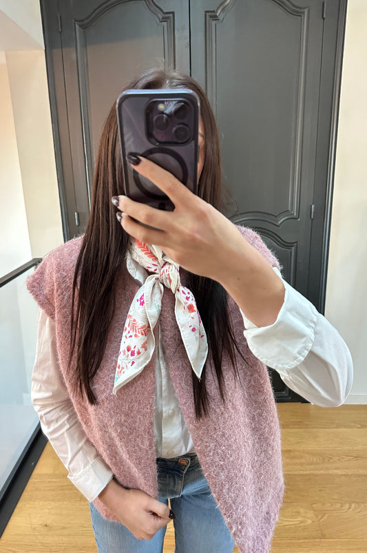 Gilet AMAIA | Vieux rose
