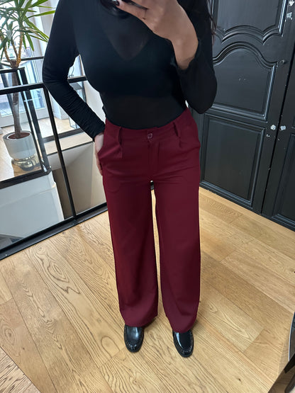 Pantalon CLARA | Bordeaux