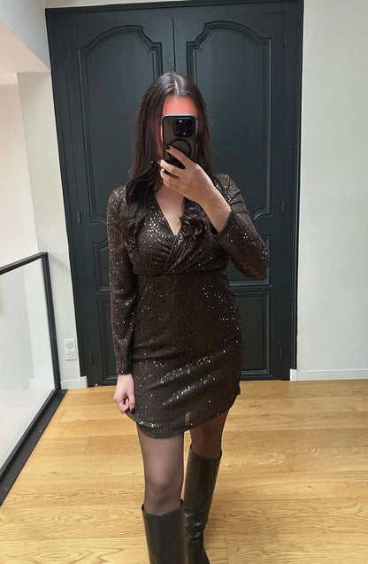 Robe ALANA | Chocolat