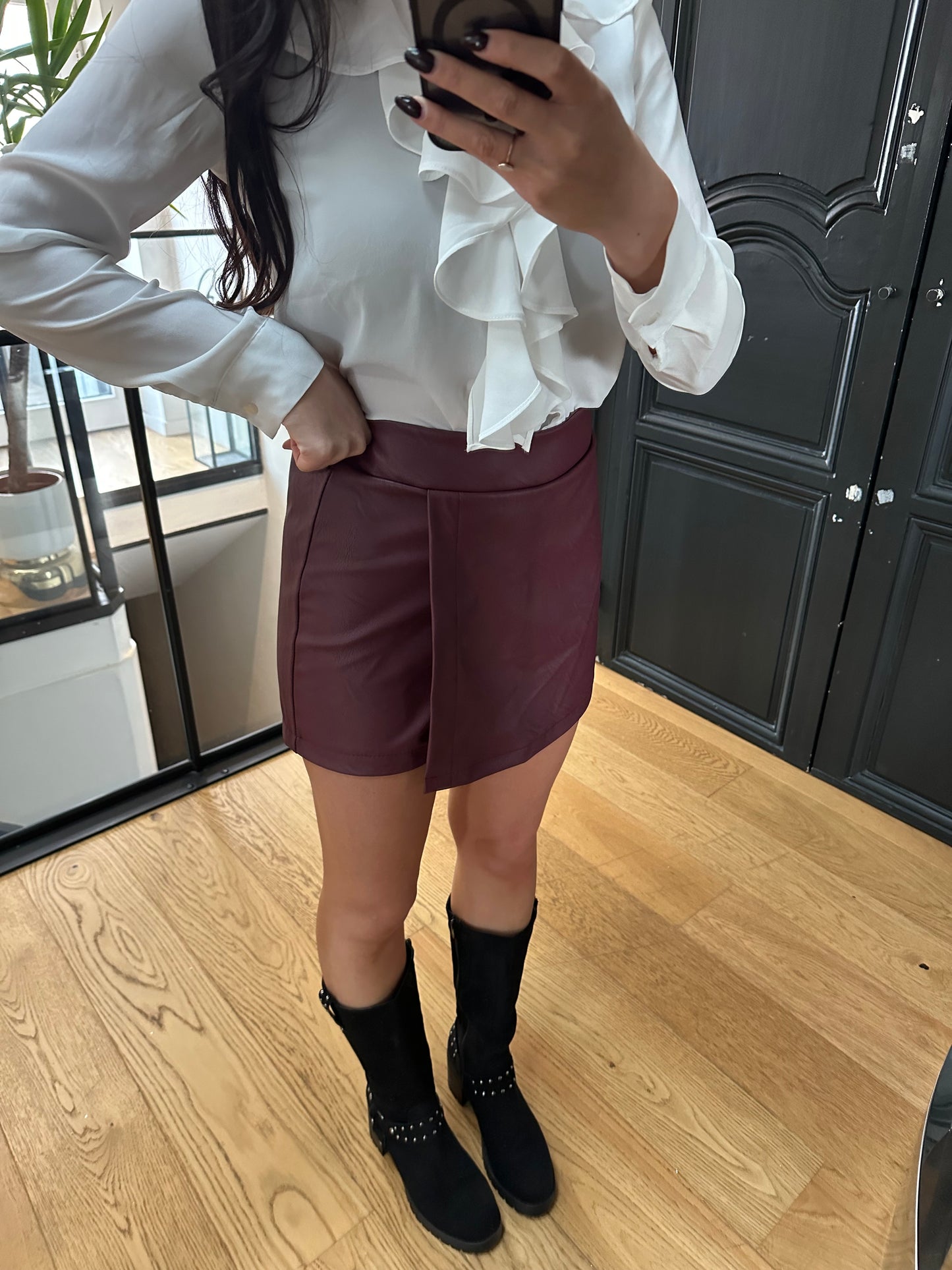 Jupe-short DIANA | Bordeaux