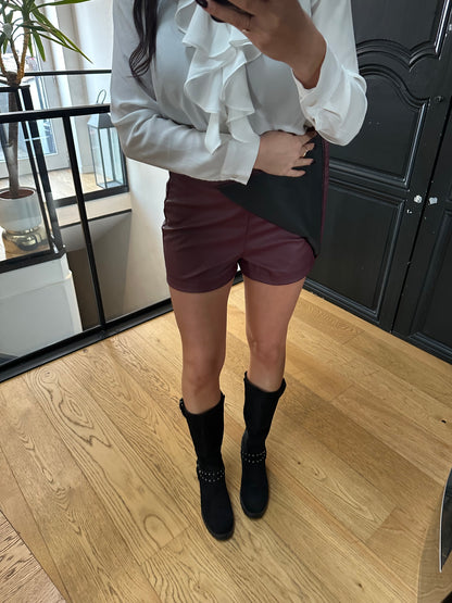 Jupe-short DIANA | Bordeaux