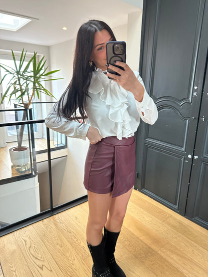 Jupe-short DIANA | Bordeaux
