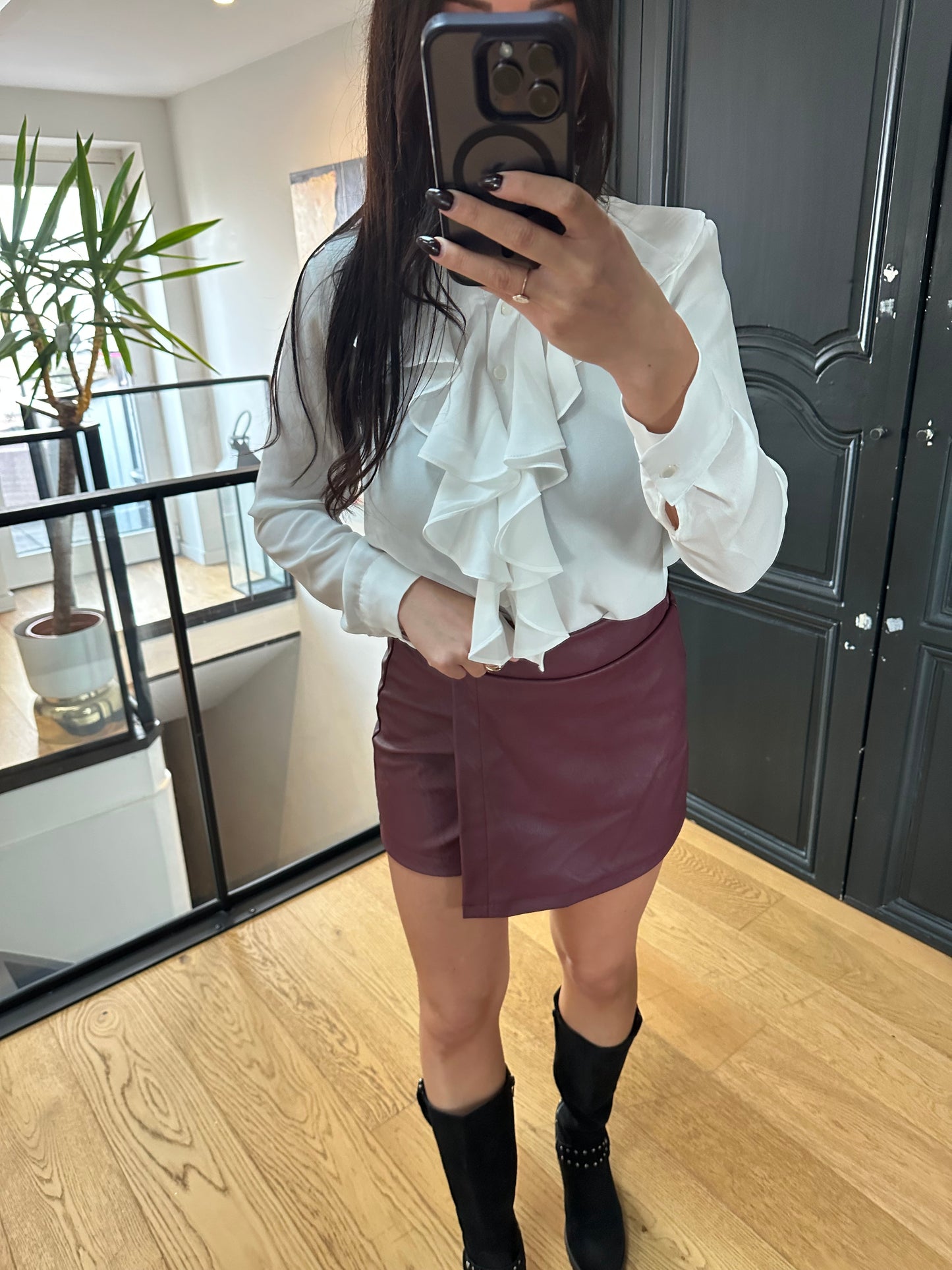 Jupe-short DIANA | Bordeaux