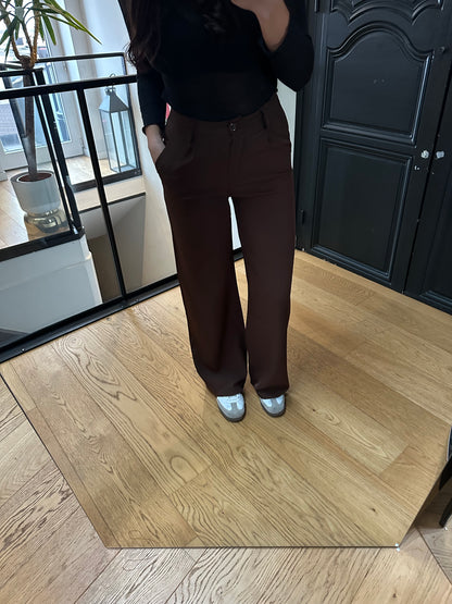 Pantalon CLARA | Chocolat