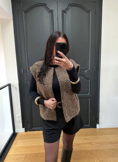 Gilet AMAIA | Marron