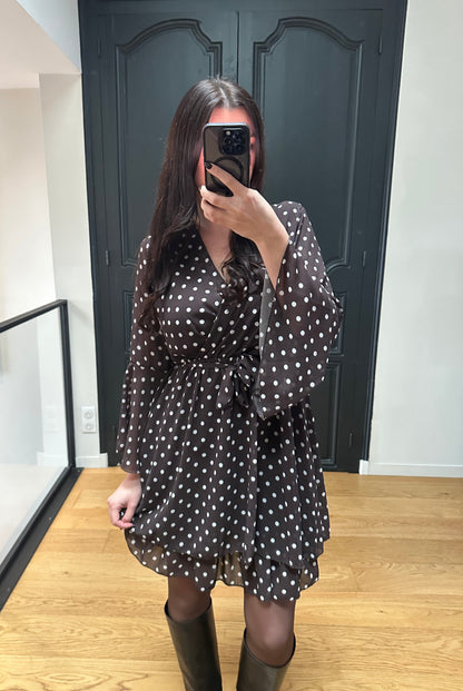 Robe CAMILLE | Marron