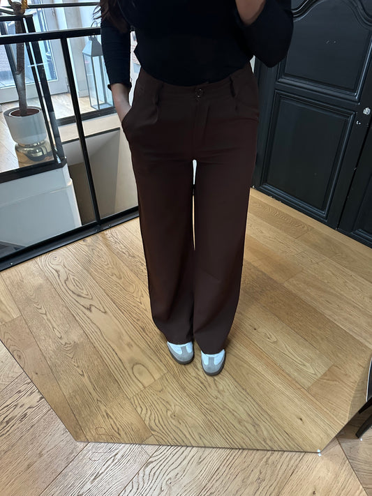 Pantalon CLARA | Chocolat