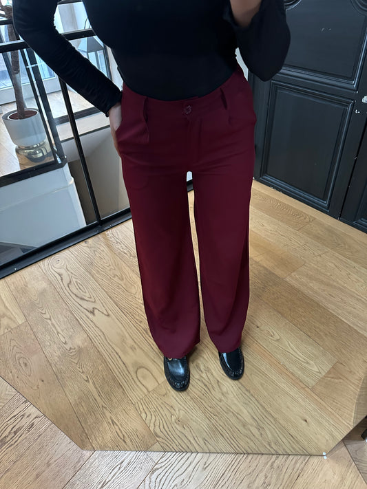 Pantalon CLARA | Bordeaux