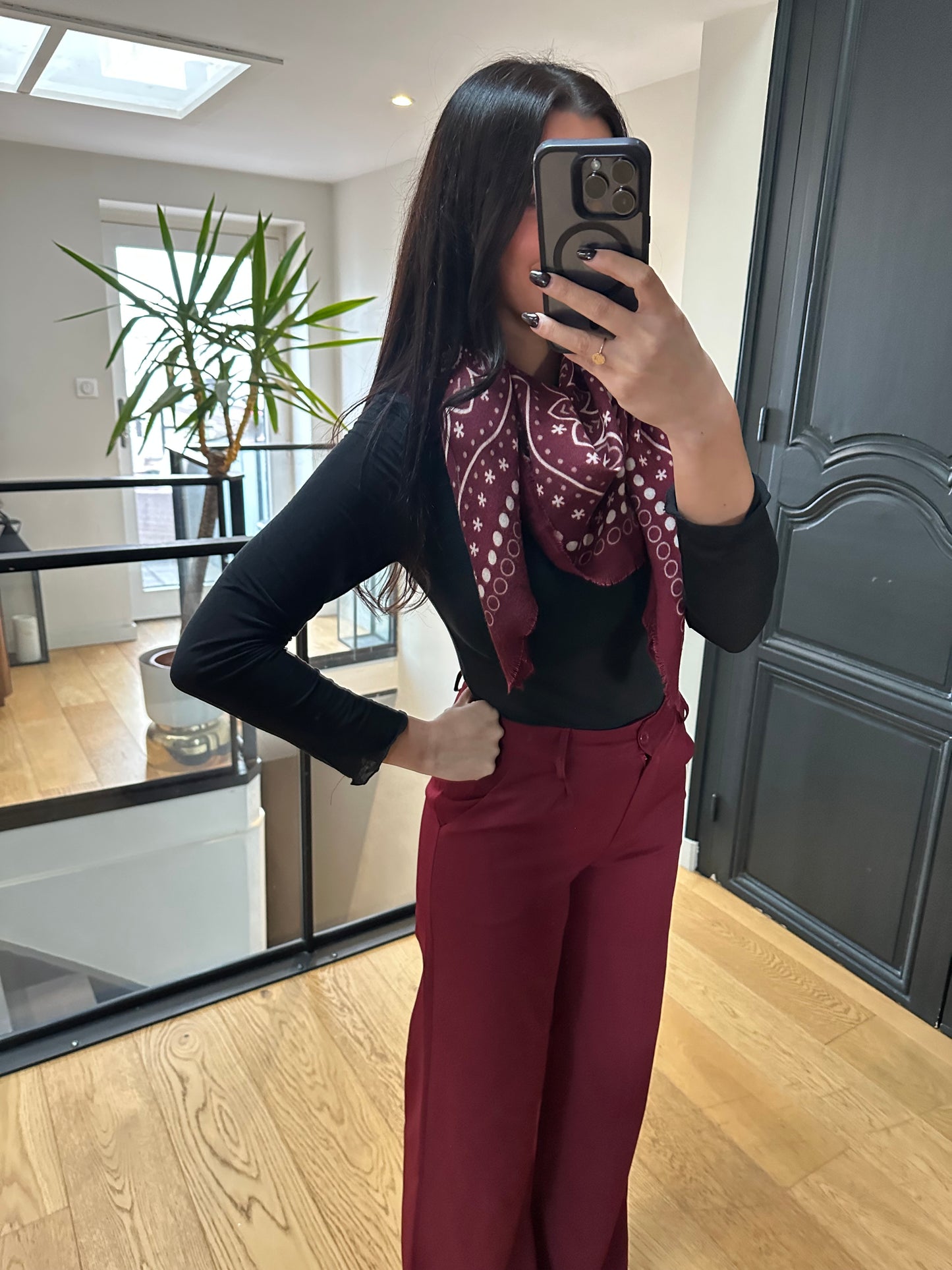 Echarpe ROMA | Bordeaux