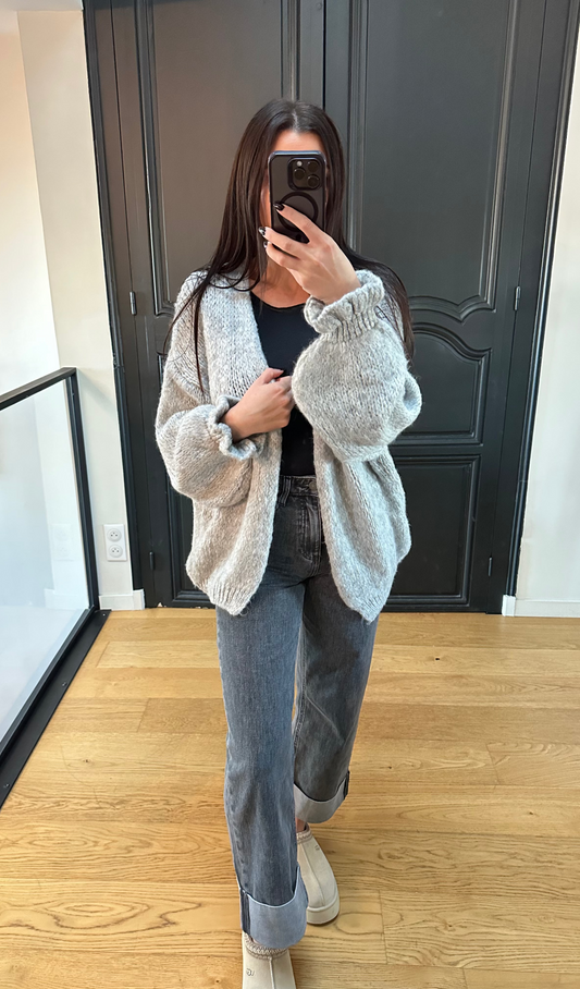 Gilet JASON | Gris claire